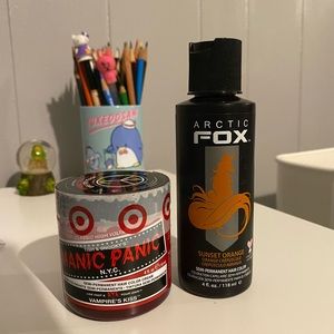 Manic Panic Red Haur Dye and  Artic Fox Orange Hair Dye Bundle ❤️🧡
